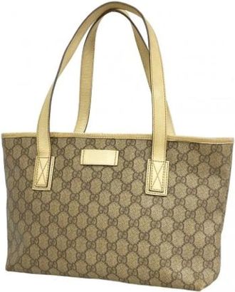 Gucci Pre-owned Tote Bags, female, Brown, Size: ONE SIZE Pre-owned Vintage Tote Bag
