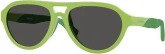 Burberry Boys Black Aviator Sunglasses JB4005U 418287
