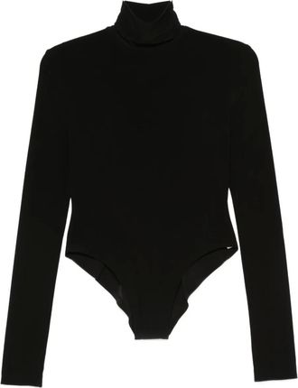 Norma Kamali Body con maniche lunghe - Nero