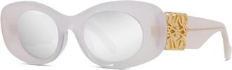 Loewe Anagram Zonnebril - unisex - Zonnebrillen - Wit - ONE Size - Accessoires
