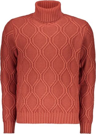 Moorer Orange Turtleneck Sweater