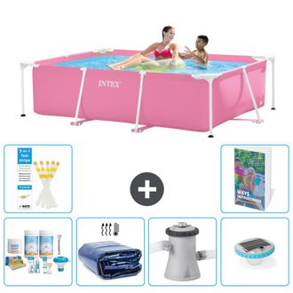 Intex Piscina Con Estructura Rectangular - 220x150x60 Cm - 7-piezas S160