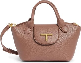 Elie Tahari Elle Top Handle Bag in Coffee at Nordstrom Rack