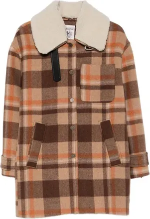 Semicouture Donna, Cappotti, Marrone, S, new