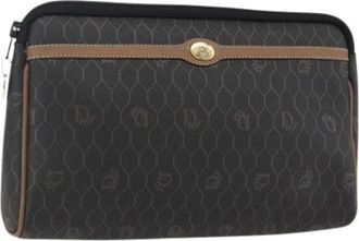 Dior Pre-owned Clutches, female, Black, Size: ONE SIZE Pre-owned Vintage Pouch