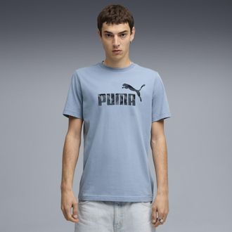 Puma T-shirt Essentials Camo da uomo, Abbigliamento, Blu, XXL