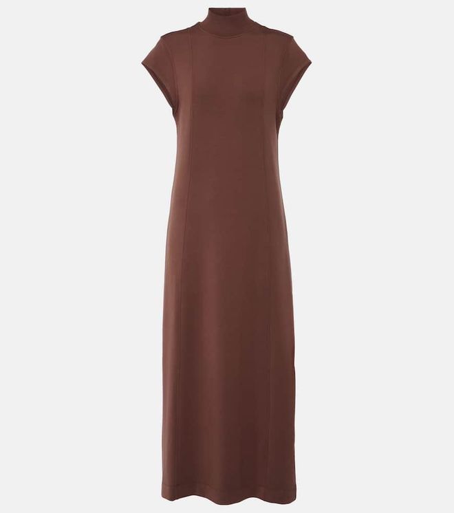 Abito midi Taunton in jersey