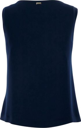 Herno Womens Top Cady Blue Polyester Tops