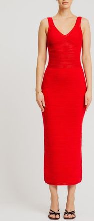 Ronny Kobo Madi Sleeveless Knit Dress in Crimson/Scarlet at Nordstrom, Size Medium