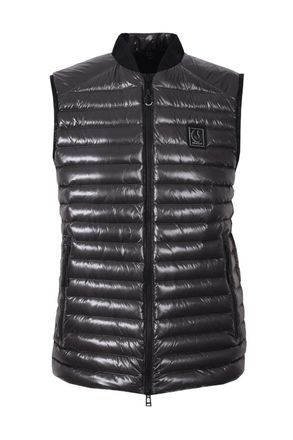 Belstaff Mens Airframe Gilet Black Nylon - Size X-Large