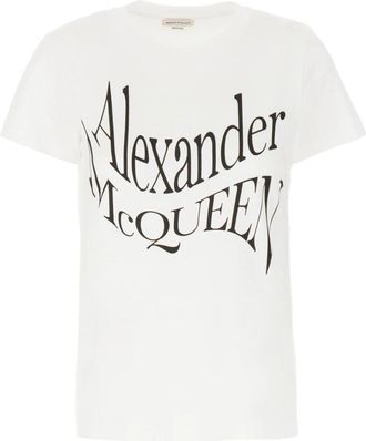 Alexander McQueen T-Shirt - Dames - T-shirts - Wit - M - Tops