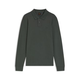 BOSS Slim-fit polo shirt in stretch-cotton piqu&eacute;