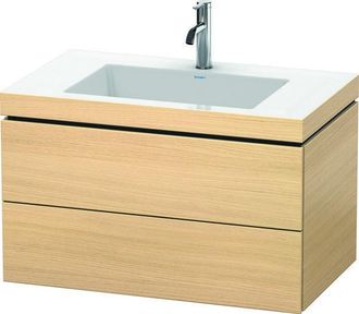 Duravit Lavabo Para Muebles Duravit L-cube C-bonded Con Base, Colgante