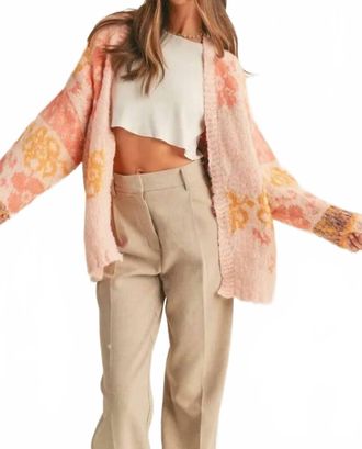 Merci Louise Cardigan In Floral