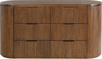 Safavieh Couture Rikki Fluted 6-Drawer Dresser