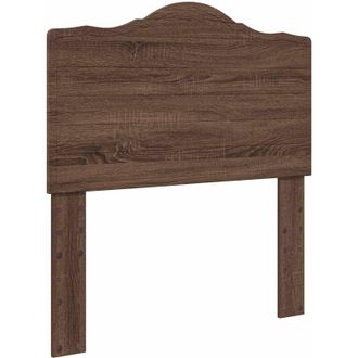 vidaXL Cabecero Roble Marr&oacute;n 90 Cm Madera Contrachapada Vidaxl