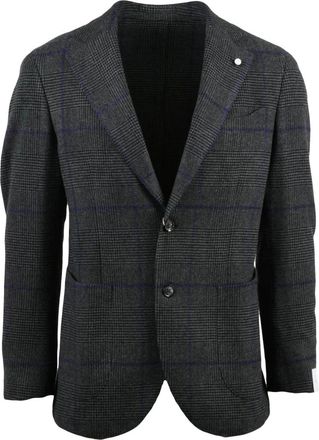 Luigi Bianchi Mantova Hombre, Chaquetas, Gris, Talla: M