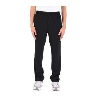 Represent Straight Trousers, male, Black, L, Relaxed Fit Piped Track Trousers