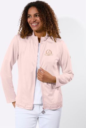 Casual Looks Shirtjacke CASUAL LOOKS Shirtjacke, Damen, Gr. 38, hellros&eacute;, 50% Modal, 44% Polyester, 6% Elasthan, unifarben, Shirts Shirtjacke