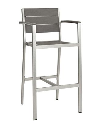 ModWay Shore Outdoor Patio Aluminum Bar Stool