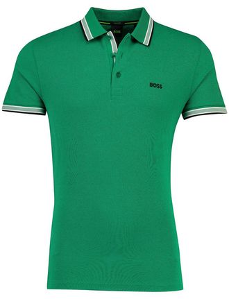 HUGO BOSS Korte mouw polo BOSS Green Paddy groen regular fit