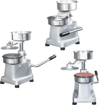 vidaXL Vidaxl - Prensa De Hamburguesas Y 500 Papeles Para Separar Aluminio 13cm