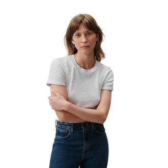 American Vintage Mujer, Camisetas, Gris, Talla: S