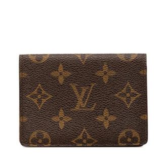 Louis Vuitton Pre-owned Wallets, female, Brown, Size: ONE SIZE Pre-owned Monogram Travel Pass Case