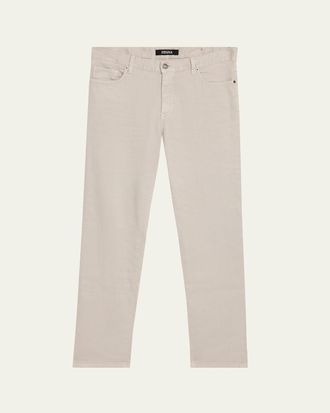 Ermenegildo Zegna Mens Stretch Straight Leg Five-Pocket Pants