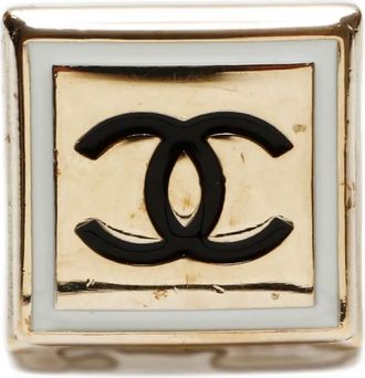 Chanel Anello CC Mark Square 2021 - Oro