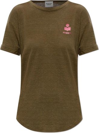 Isabel Marant Dames, Tops, Groen, Maat: S Linnen