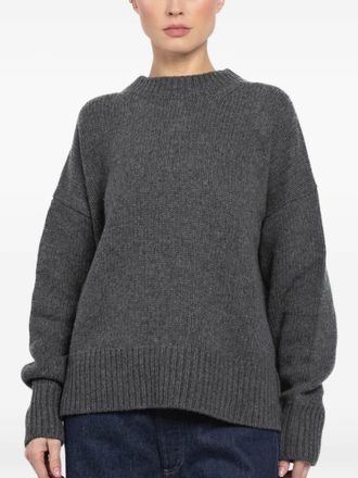 Nili Lotan crewneck knitted top - Grey