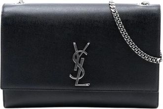 Saint Laurent Pre-owned Cross Body Bags, female, Black, Size: ONE SIZE Pre-owned The Kate Crossbody Bag