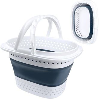 OEM Cesta De Ropa Plegable De Pl&aacute;stico, Contenedor Para Transportar La Ropa Sucia, Almacenamiento Compacto Que Ahorra Espacio - Crezuo