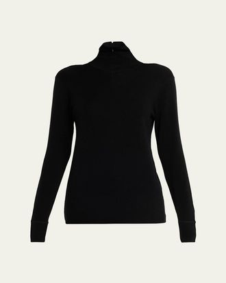 6397 Quarter-Zip Turtleneck Sweater