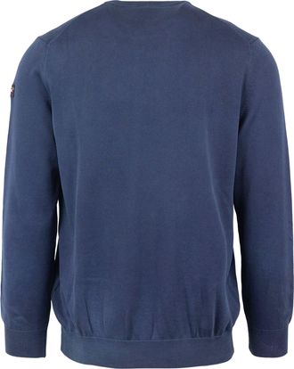 Paul & Shark Mens Crewneck Jumper Blue Cotton Jumpers Sweater