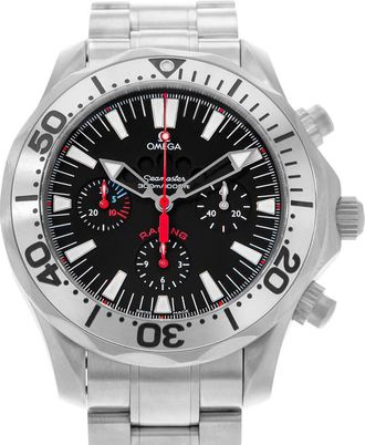 Omega Pre-owned Omega Seamaster Chronograph Automatic Black Dial Mens Watch 2269.52.00