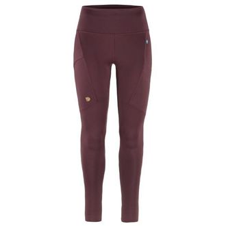 Fj&auml;llr&auml;ven Abisko Tights Leggings f&uuml;r Damen | braun/lila
