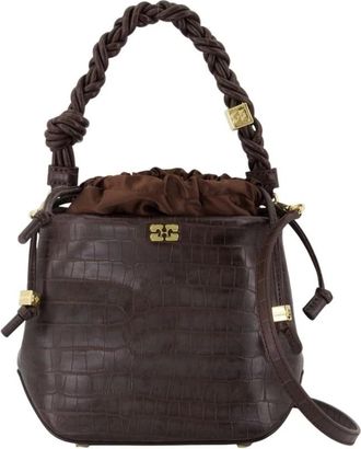 Ganni Mujer, Bolsos, Marrón, Talla: ONE Size