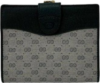 Gucci Pre-owned Portemonnee (bi-fold) - Dames - Vintage Accessoires - Blauw - ONE Size - Leer - Vintage