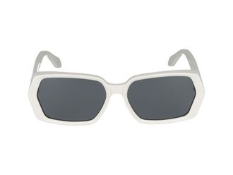 Alaia Sonnenbrille Azzedine Alaia AA0082 S 002 Weißes weißes Grau /16 /135