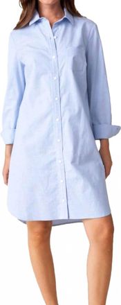 Habitat Perfect Travel Cafe Dress In Oxford Blue