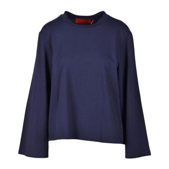 Wild Cashmere Dames, Tops, Blauw, Maat: XS Katoen