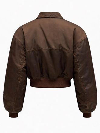 Ganni Removable Collar Bomber Jacket - Black