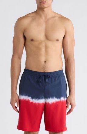 Nike 9-Inch Volley Swim Shorts in Blue/Red at Nordstrom Rack, Size Xx-Large