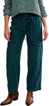 Free People Park Ave Cotton Cargo Pants in Sea Moss at Nordstrom Rack, Size X-Large