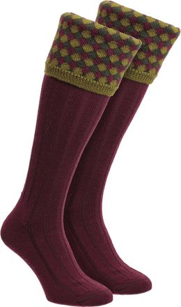 Hj Hall Heren Shooting Merino WolSokken Warme Country Diamond Patroon