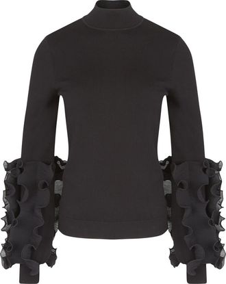Anne Fontaine Lanka Sweater in Black at Nordstrom, Size Small