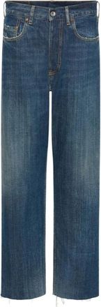 Maison Margiela Straight-leg Jeans - Dames - Regular Fit Jeans - Blauw - W25 - Katoen - Jeans