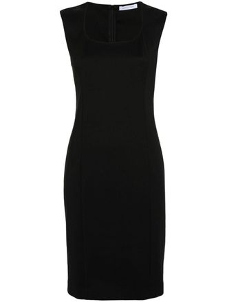 Patrizia Pepe Abito midi con motivo Fly - Nero